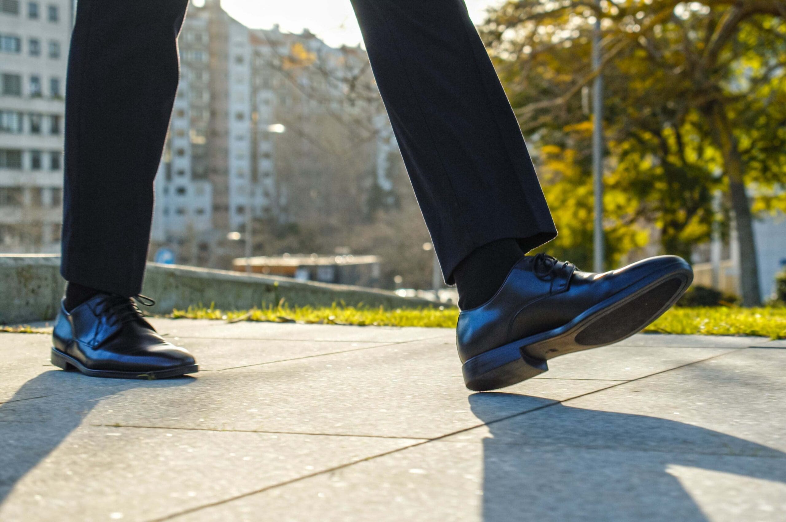 walking business man