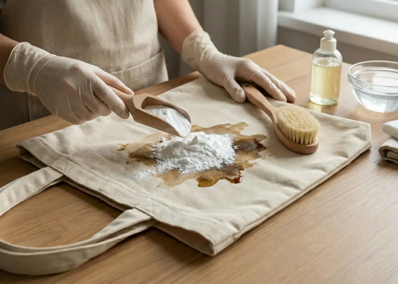 menghilangkan noda minyak