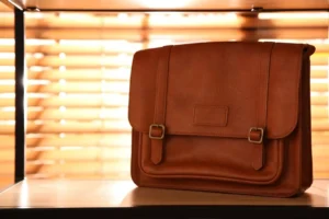 membersihkan tas berjamur